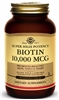 Solgar Super High Potency Biotin 10,000mcg, 60 Vegetable Capsules