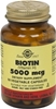 Solgar Biotin 5000mcg, 50 Vegetable Capsules